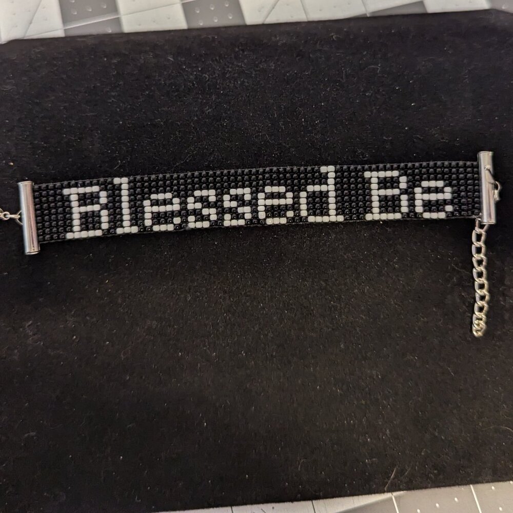 Black/White Wiccan Bracelet